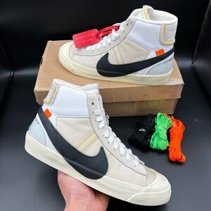 Size 7.5 - Off White Nike Blazer Mid The Ten 2017